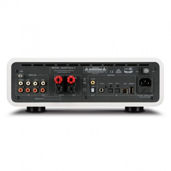 Quad Vena II Deluxe Gloss White Integrated Amplifier