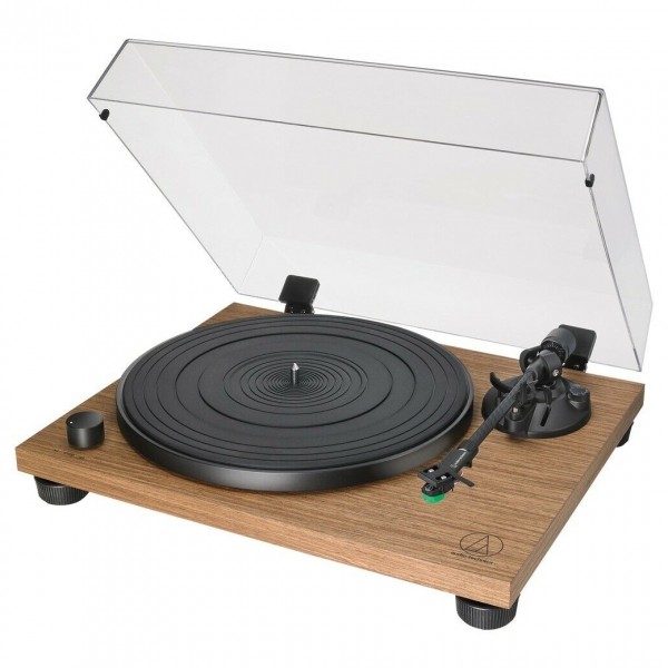 Audio Technica AT-LPW40WN Manual Belt-drive Wood Based Turntable