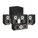 DALI SPEKTOR 1 Black Ash 5.1 Speaker Package