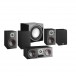 DALI OBERON 3 Black Ash 5.1 Speaker Package w/ E-9F Subwoofer