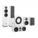 DALI OBERON 5 5.1 Speaker Package w/ E-9F Subwoofer, White