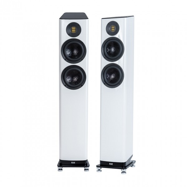 Elac VELA FS 407 Gloss White Floorstanding Speaker (Pair)
