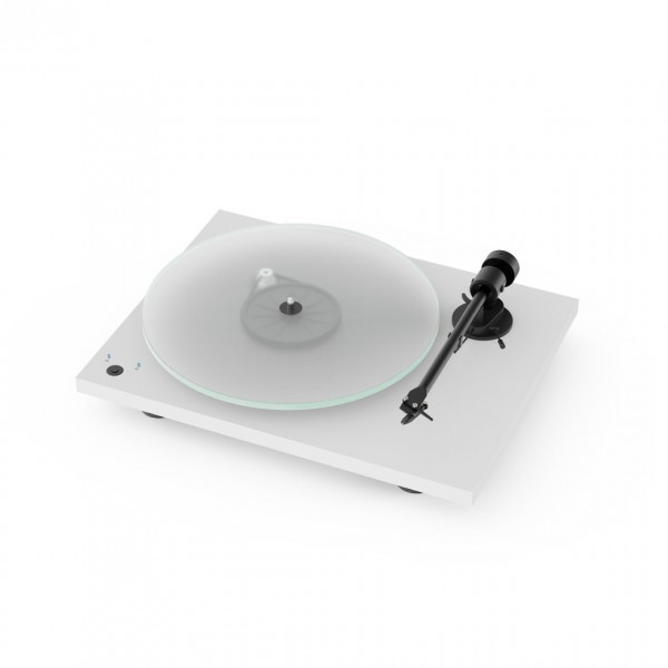 Pro-Ject T1 White Phono SB Turntable (Cartridge Included)