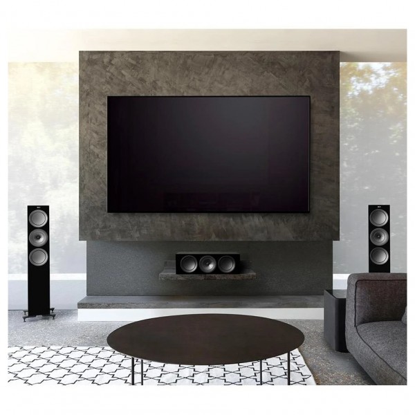 KEF R7 Gloss Black Floorstanding Speakers (Pair)
