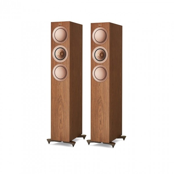 KEF R5 Walnut Floorstanding Speakers (Pair)