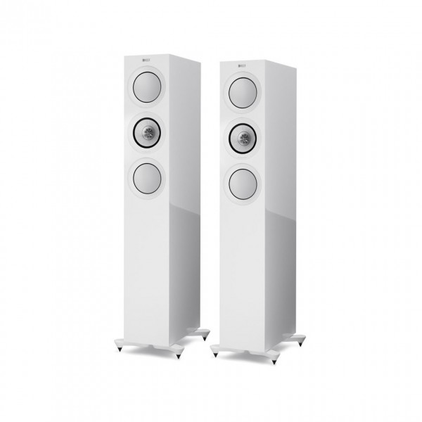 KEF R5 White Floorstanding Speakers (Pair)