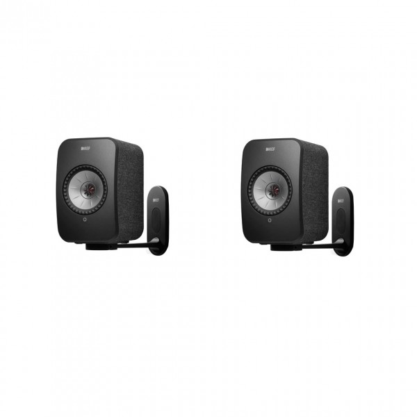KEF B1 Black Wall Brackets (Pair)