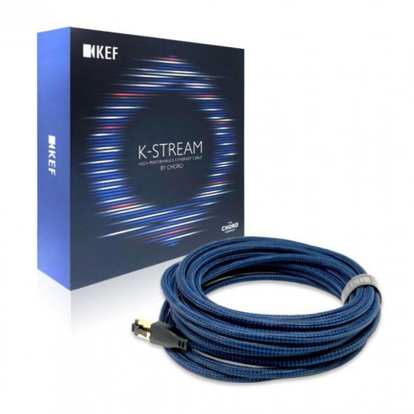 KEF K Stream Black/Blue Ethernet Cable 6m