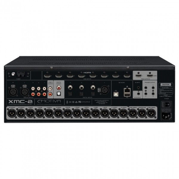 Emotiva Black XMC-2 16 Channel Atmos & DTS:X  AV Processor