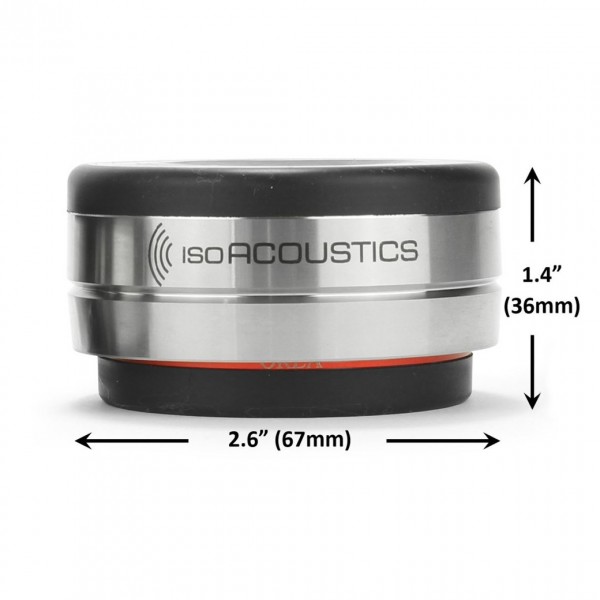 IsoAcoustics OREA Bordeaux Equipment Isolation Puck (Single)