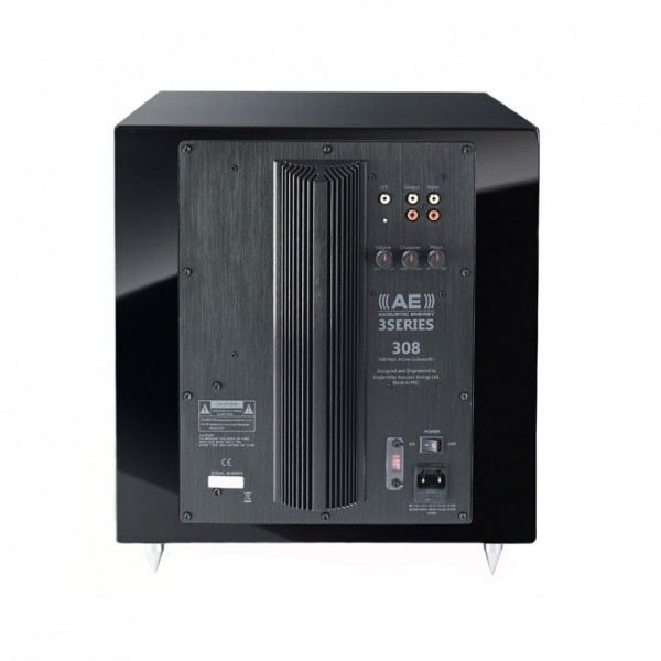 Acoustic Energy AE308 Subwoofer, Piano Gloss Black