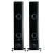 DALI Rubicon 6 C Black Active Floorstanding Speakers (Pair) w/ Sound Hub / BluOS Module