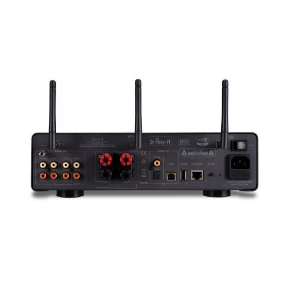 Quad Vena II Play Grey Wireless Streaming Integrated Amplifier
