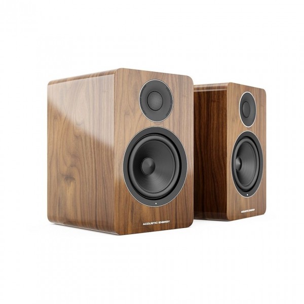 Acoustic Energy AE1 Gloss Walnut Active Speakers (Pair)