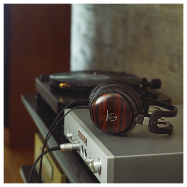 Audio Technica ATH-AWKT Audiophile Closed-back Dynamic Wooden Headphones