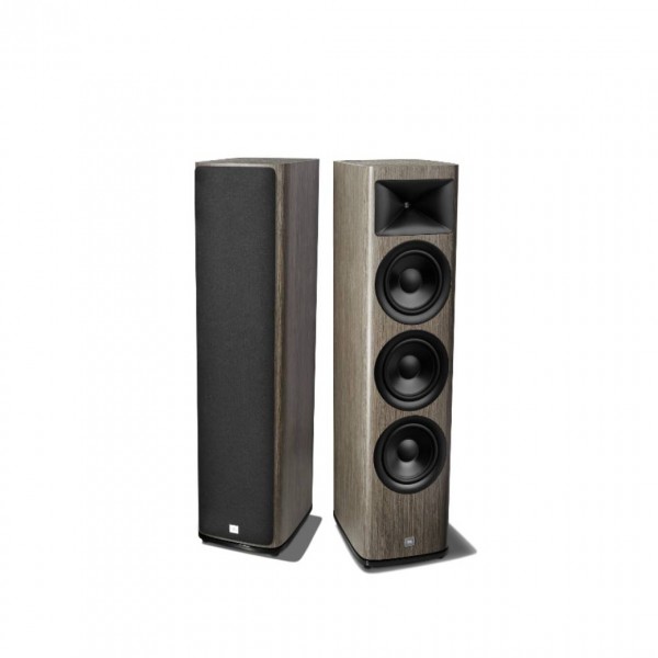 JBL HDI 3800 Grey Oak Satin Veneer Floorstanding Speakers (Pair)