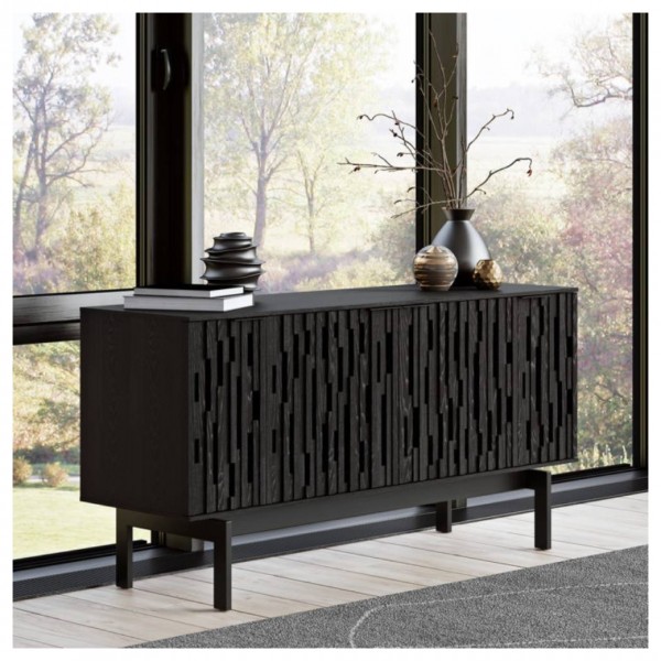 BDI Code 7376 Ebonised Ash Media Cabinet