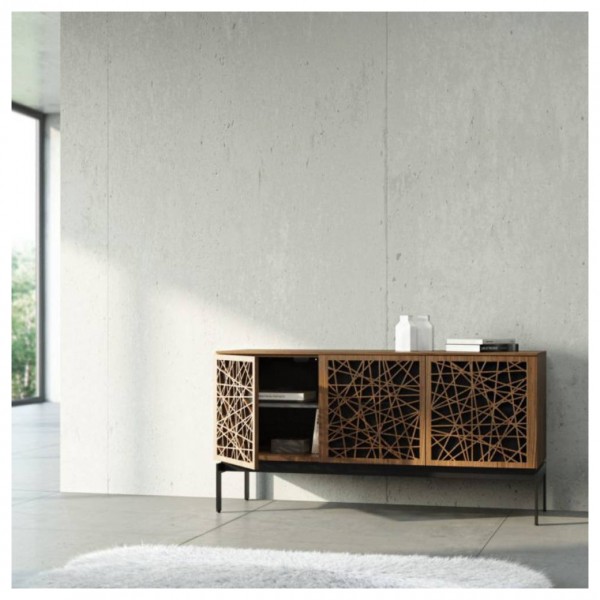 BDI Elements 8777-CO Ricochet / Walnut Storage Console
