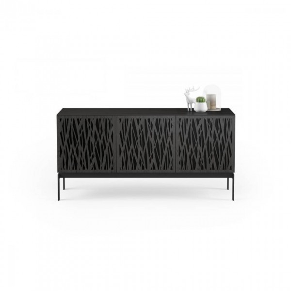 BDI Elements 8777-CO Wheat / Charcoal Storage Console