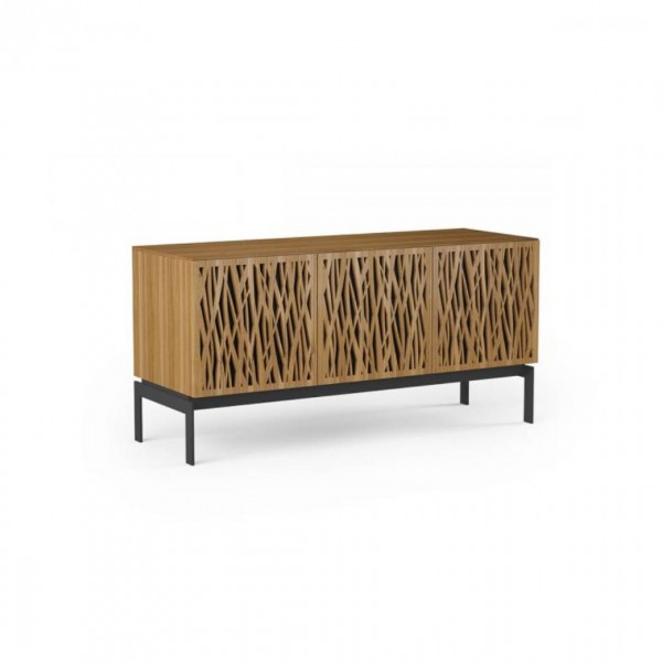 BDI Elements 8777-CO Wheat / Walnut Storage Console