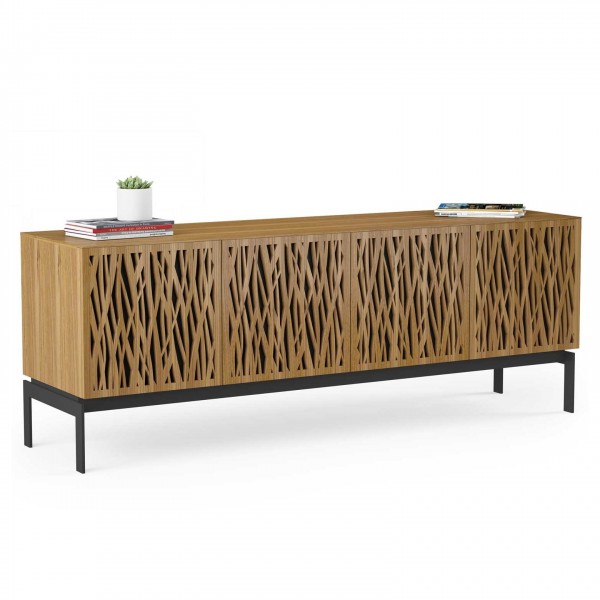 BDI Elements 8779-CO Wheat / Walnut Storage Console