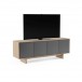 BDI Octave 8379GFL Drift Oak TV Cabinet w/ Steel Doors