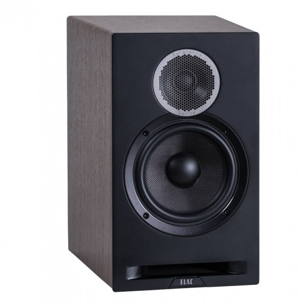 ELAC Debut Reference Dark Walnut Bookshelf Speakers