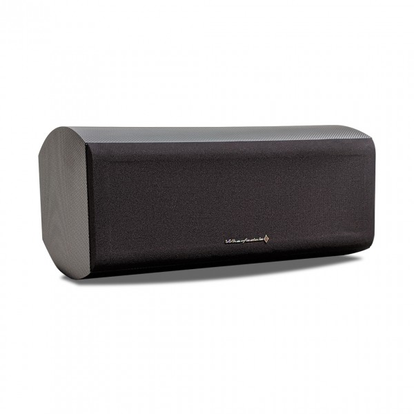 Wharfedale Diamond 9.CS Carbon Fibre Centre Speaker Side View and Grille