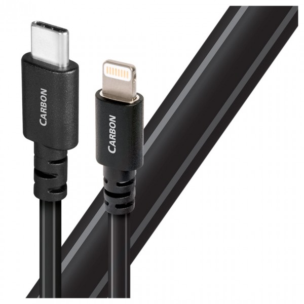 AudioQuest Carbon USB C to Apple Lightning Cable 0.75m