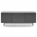 BDI Align 7477 Fog Grey Media Base