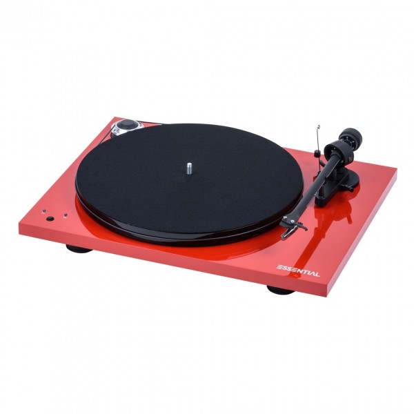 Pro-Ject Essential 3 RecordMaster Red Turntable (Cartridge Included)