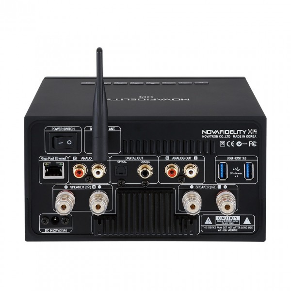 Novafidelity X14 Black All In One Streamer w/ 1TB Hard Drive, Wifi Dongle and CD Drive