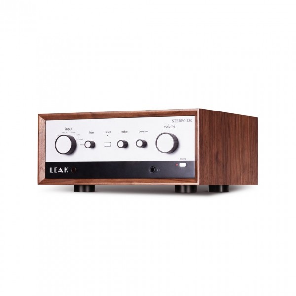 LEAK STEREO 130 Walnut Integrated Amplifier w/DAC