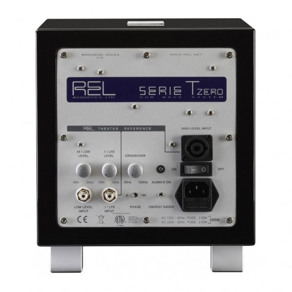 REL TZero MKIII Black Subwoofer