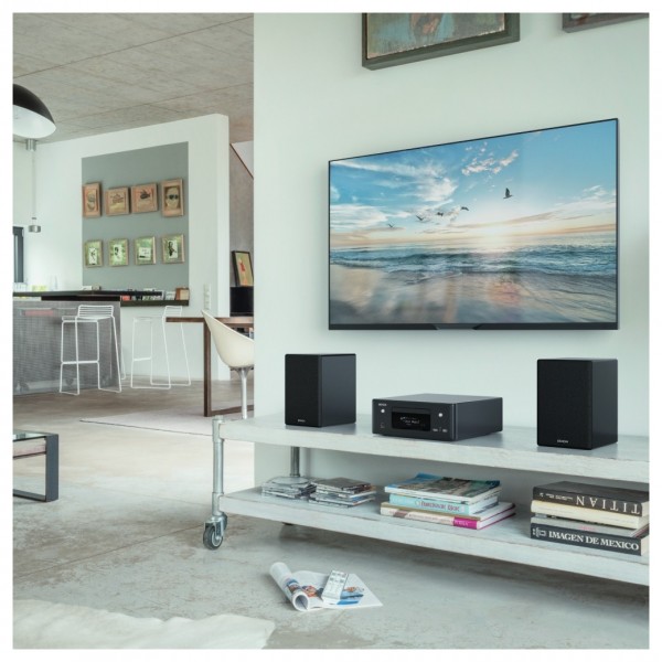 Denon CEOL RCD-N11 Gloss Black Network CD Music System