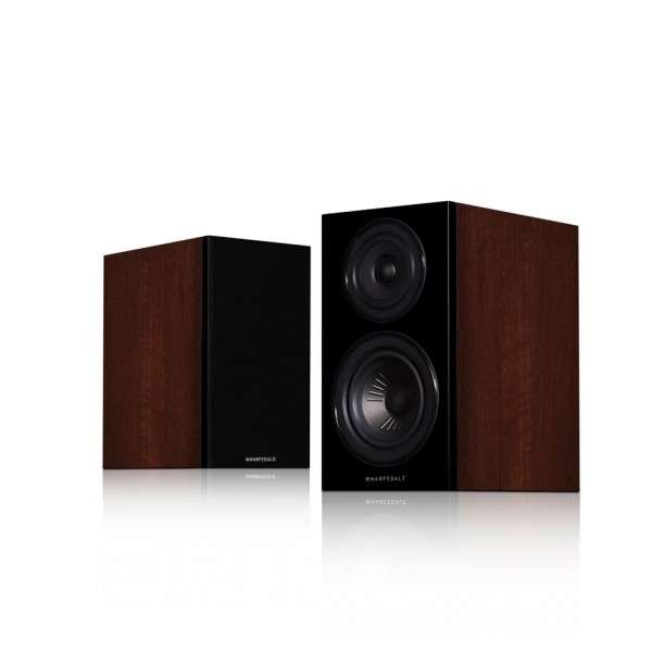 Wharfedale Diamond 12.1 Walnut Pearl Bookshelf Speaker (Pair)