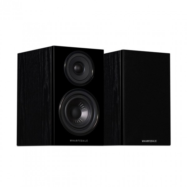 Wharfedale Diamond 12.0 Black Oak Bookshelf Speaker (Pair)