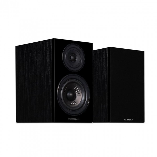 Wharfedale Diamond 12.2 Black Oak Bookshelf Speaker (Pair)