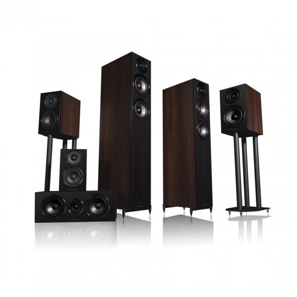 Wharfedale Diamond 12.4 Walnut Pearl Floorstanding Speaker (Single)