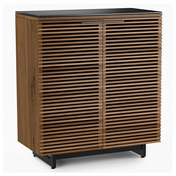 BDI Corridor 5620 Natural Walnut Home Bar Cabinet