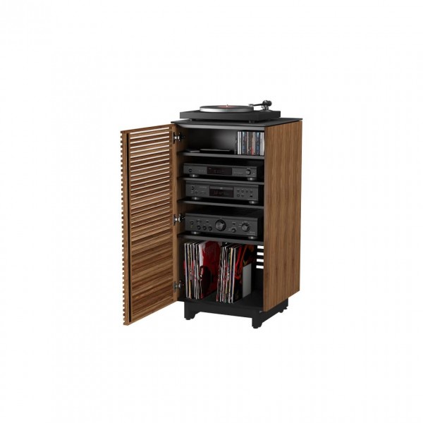 BDI Corridor 8172 Natural Walnut AV Tower / Hi-Fi Cabinet