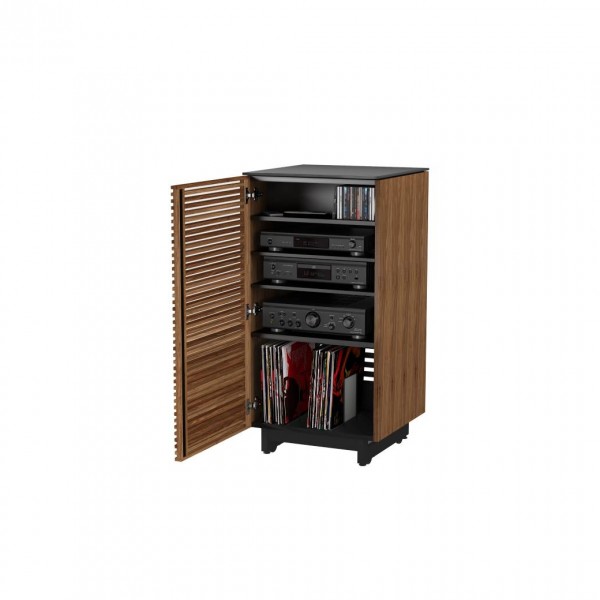 BDI Corridor 8172 Natural Walnut AV Tower / Hi-Fi Cabinet