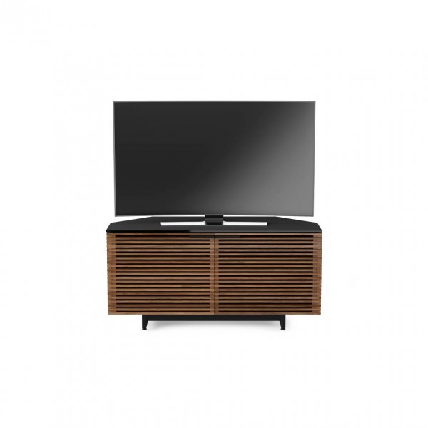 BDI Corridor 8175 Natural Walnut Corner TV Cabinet