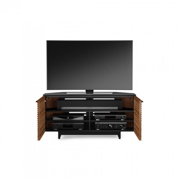 BDI Corridor 8175 Natural Walnut Corner TV Cabinet