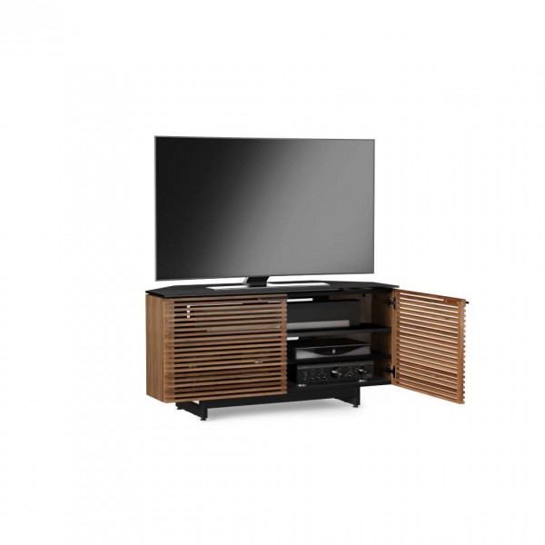 BDI Corridor 8175 Natural Walnut Corner TV Cabinet