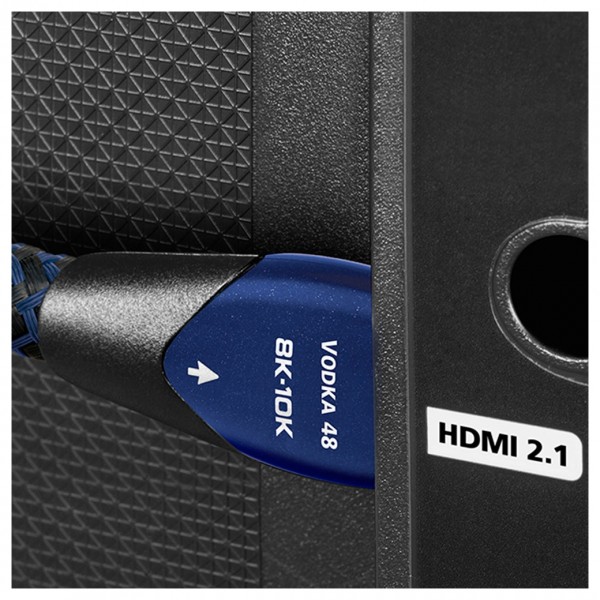 Audioquest Vodka eARC 48Gbps High Speed HDMI Cable 1m
