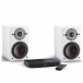 DALI OBERON 1C Active Speakers (Pair) w/ Sound Hub Compact, White