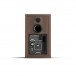 DALI OBERON 1C Active Dark Walnut Bookshelf Speakers (Pair) w/ Sound Hub Compact