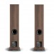 DALI OBERON 7C Active Dark Walnut Floorstanding Speakers (Pair) w/ Sound Hub Compact
