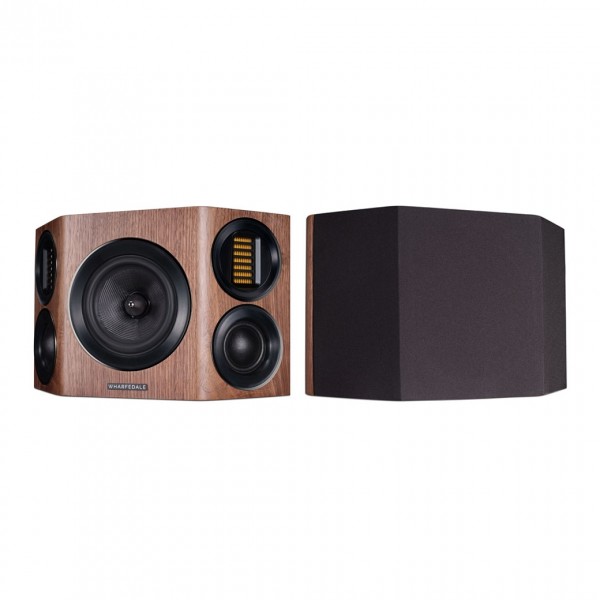 Wharfedale Evo 4.S Walnut Surround Speaker (Pair)